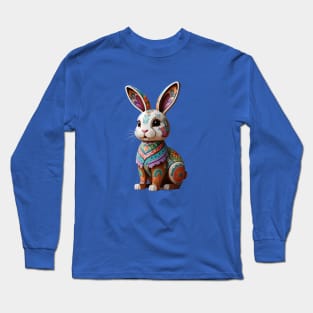 Floral Rabbit Long Sleeve T-Shirt